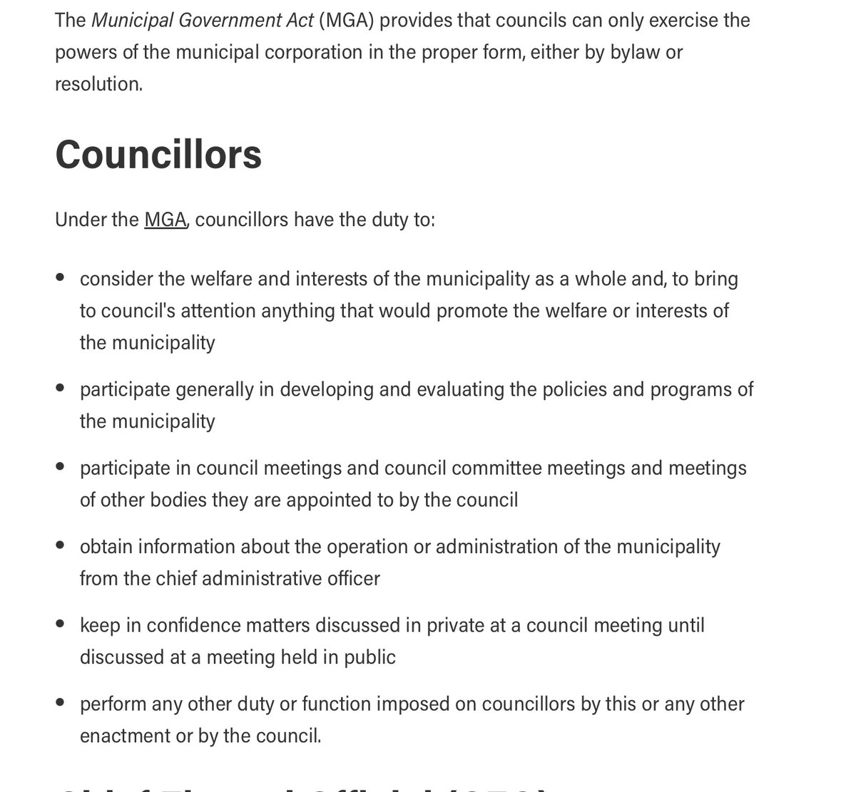 As we get ready for #Calgary's great debate it is important for everyone to realize the duties of Councillors. There is no mention of voting based on what their Ward constituents desire. @CommonSenseYYC @kathleen_petty @crisan_daria @djkelly @helenipike @LiveWire_DK #rezoning