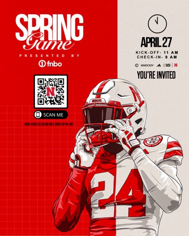 I will be at Nebraska Spring game on Saturday. @DonovanRaiola @CoachMattRhule @Coach_Satt @KyleFisherUNL @JDBennett78 @YemmMatt