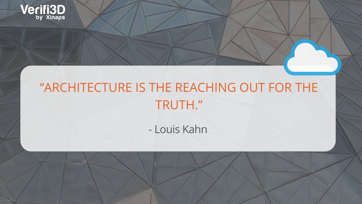 #Architects are the seekers of truth and use #data to guide them as they bring their ideas to life.

This is where #Verifi3D steps in bringing #datavalidation to the next level with its advanced rule-based #checks. Visit: rb.gy/fskldl

#mondaymotivation #clashcheck