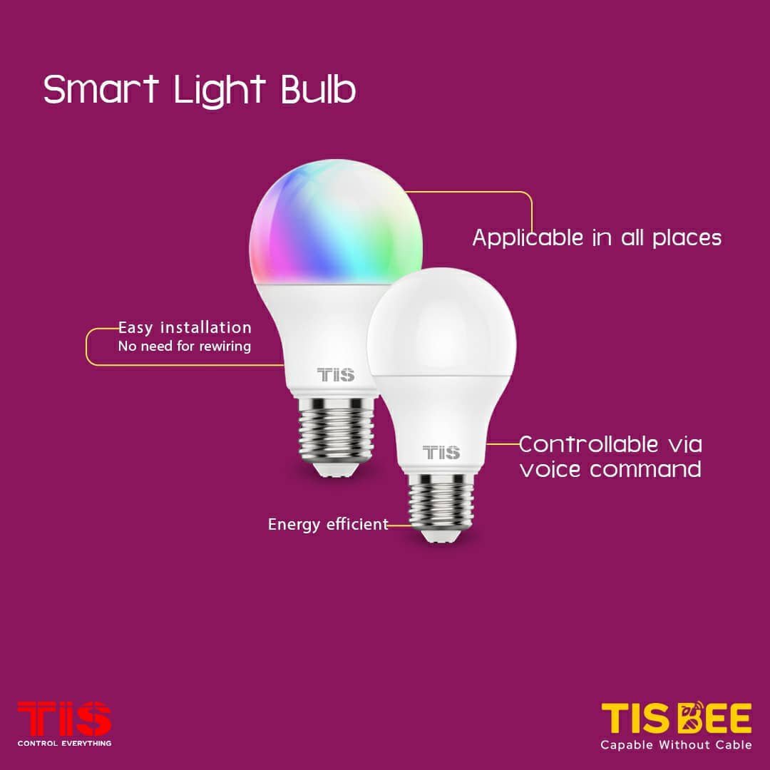 TIS Control takes pride in introducing its latest innovation in the world of smart home devices - the super functional Light Bulb equipped with ZigBee 3.0 protocol. This smart RGBW bulb is designed to offer you a seamless home automation experience. With its