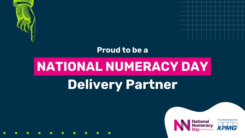 We’re delighted to be a Lead Delivery Partner for National Numeracy Day on Wednesday 22 May, helping people across the UK to feel confident about numbers! Sign up for free #NationalNumeracyDay resources, including our Rap Slam resources! 🔗👉️ nationalnumeracy.org.uk/numeracyday/si…