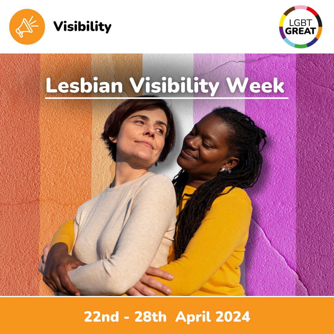 🏳‍🌈Today marks the start of Lesbian Visibility Week! This week we celebrate the fantastic Lesbian and Sapphic people in the LGBTQ+ community! #LVW24 #LesbianVisibility #Allies #ProudWork #ProudToHire #Mentoring #Careers #FinancialServices #ProfessionalServices #LGBTGreat