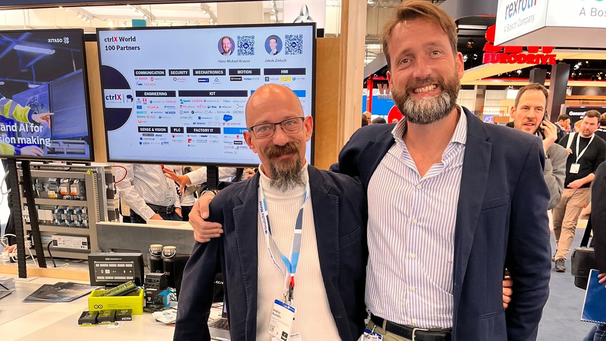 Hello from @hannover_messe! 👋 Attending #HM24 this week? Come meet the Arduino Pro team and explore our latest industrial-grade solutions in the @BoschRexroth booth (6-D26).