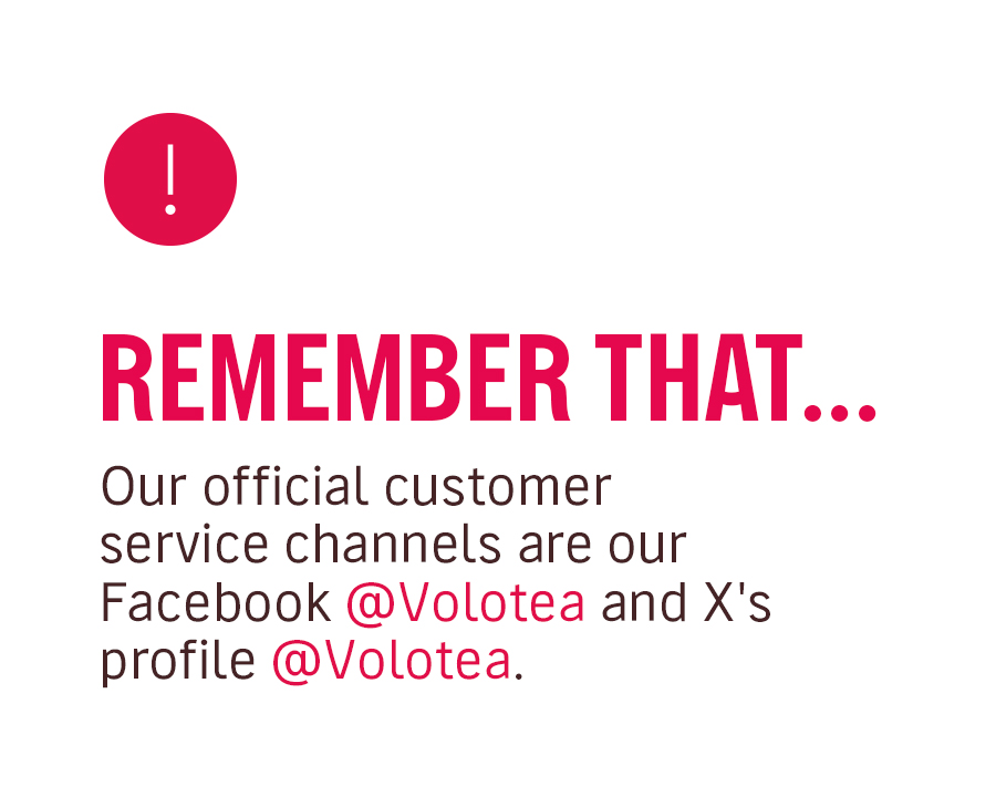 At Volotea, we will never ask for nay personal information, banking data, or record through an external website.