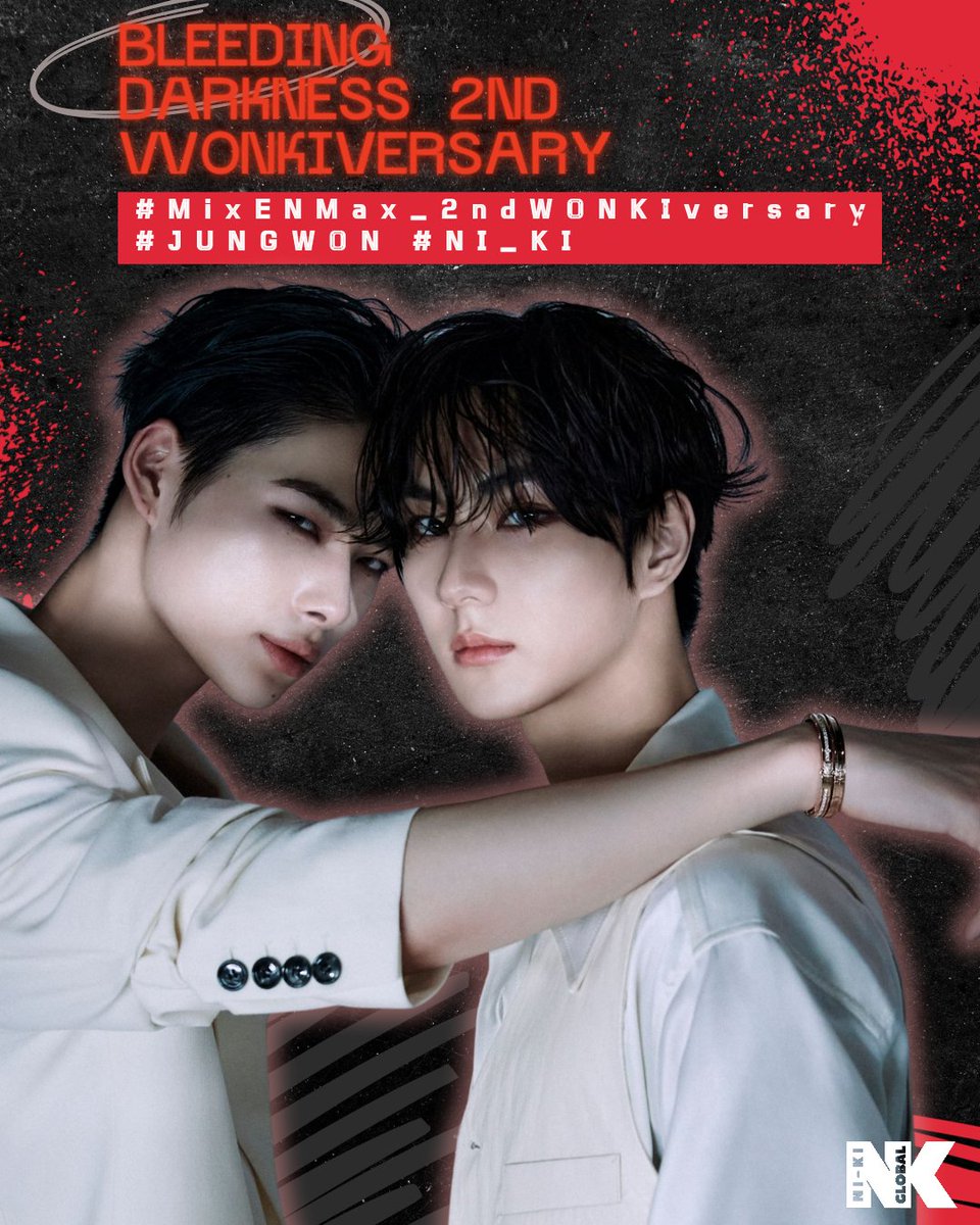 [💜] 240423 • ANNIVERSARY / ACTIVITY On April 23 two years ago, Jungwon and Ni-ki mesmerized us with their spellbinding Mix & Max performance – Bleeding Darkness. Can you recall the awe and pride they evoked? Let's come together to celebrate this remarkable moment by sharing