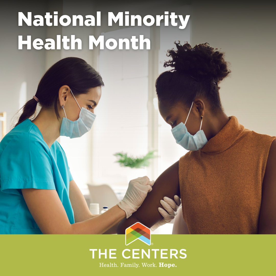 April is National Minority Health Month! The Centers is committed to fighting for equity and inclusion, including ensuring that everyone has access to the healthcare, regardless of their ability to pay. Learn more about The Centers' fight for equity thecentersohio.org/impact.