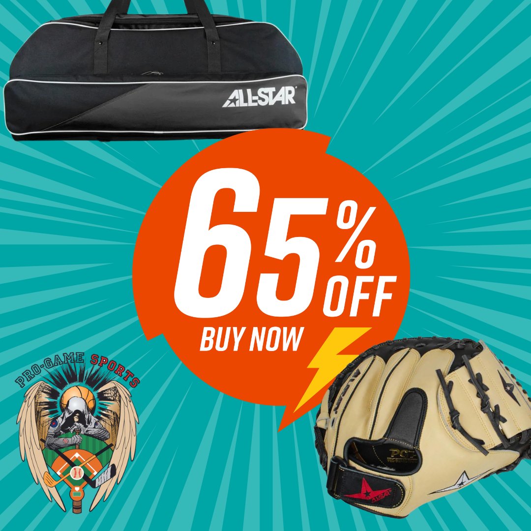 Your favorite sports gear at unbeatable prices! Don't miss our All-Star Clearance Sale with 65% OFF selected items. Use code CLEARANCE24 at checkout and gear up like a pro! bit.ly/49DSbXq  #ProGameSports #ClearanceEvent #ShopSmart