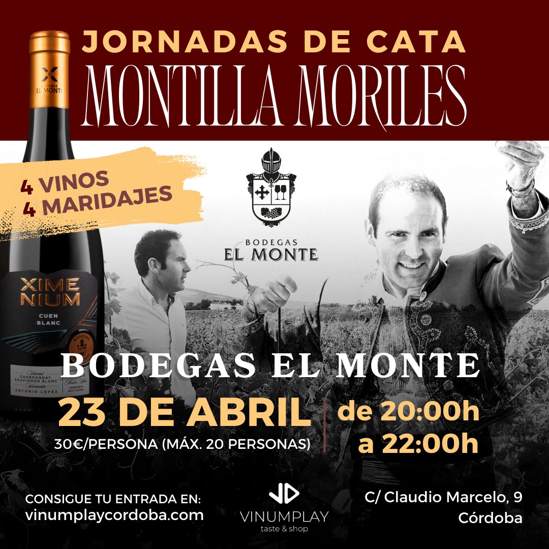 🍷 La calidad de Moriles Alto se disfruta en Córdoba ❤️ a través de una nueva #CataMontillaMoriles de @vinumplaycordoba

#elenoturismoestademoda @rutasvinoespana