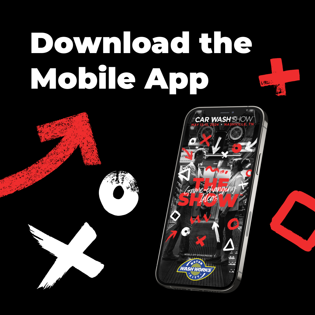 View the schedule 👀, save your favorite sessions 📚, access the floor plan 📍, and more with the official show app. 

Search 'The Car Wash Show' in the app store or click a link below to download.

Apple: carwashorg.info/49PcLo6
Android: carwashorg.info/3xJ6q0a

#GoCarWashShow