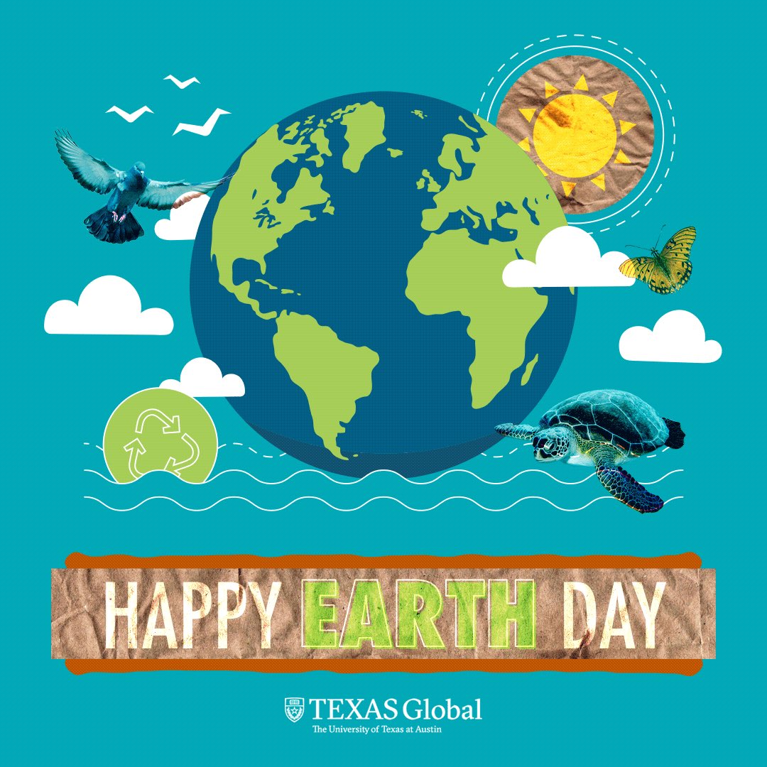 Happy #EarthDay! 🌏 Today we're grateful for Longhorns advancing research on all continents as they discover new ways to care for the planet and its people. @TexasExes @UTexasGlobal @UTAustin