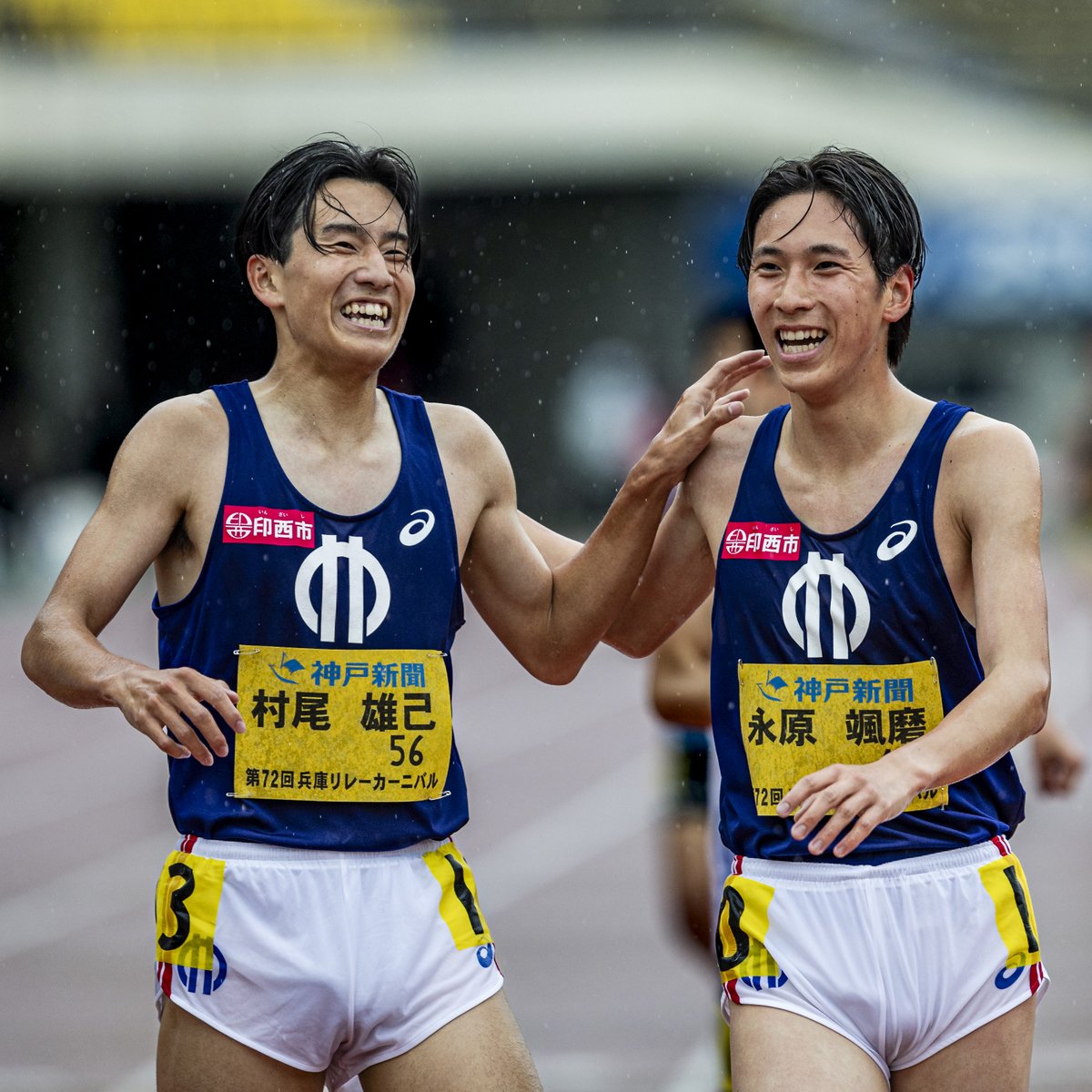 ジュンダイサンショー
４着 永原 颯磨 8:37.36 ５着村尾 雄己8:38.04 PB 
#兵庫リレーカーニバル ｜EKIDEN NEWS @EKIDEN_News note.com/ekiden_news/n/…