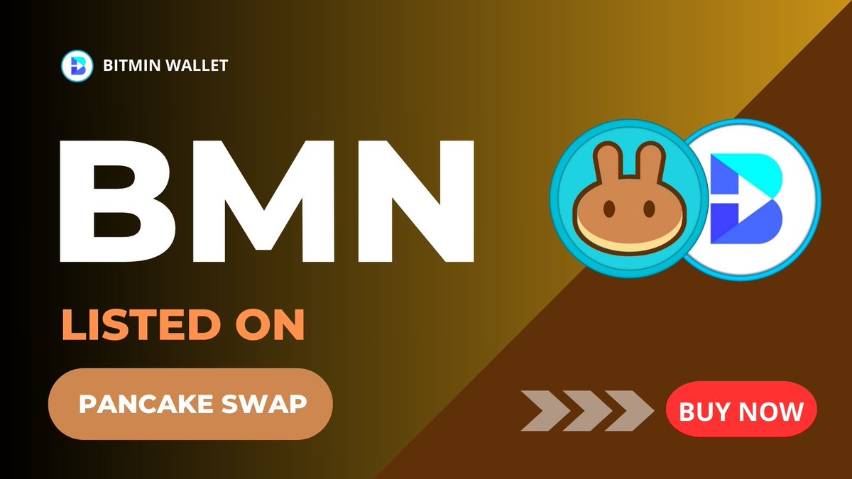 🤩☄️We're Thrilled to Announce that BitMin Wallet (BMN) is NOW LISTED on @Pancakeswap! 🔥😍 📈📉 SWAP Link: pancakeswap.finance/swap?outputCur…