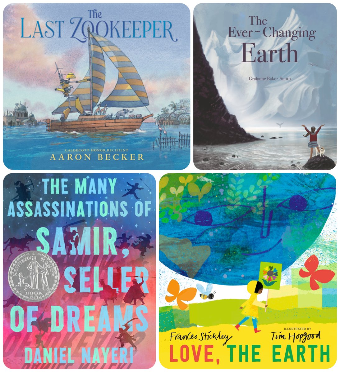 It's Monday, & Earth Day! #imwayr Thx to the authors & illustrators for celebrating the earth, & their awesome creativity! Thx, also, to @CandlewickClass bit.ly/3W91QCf