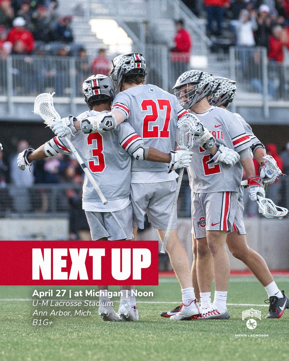 Heading north for the @B1GLacrosse Tournament #GoBucks