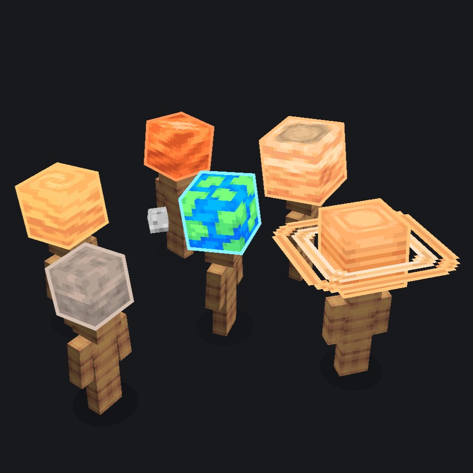 Saturn and Jupiter join the Group! 🪐
#Minecraft #Blockbench #lowpoly