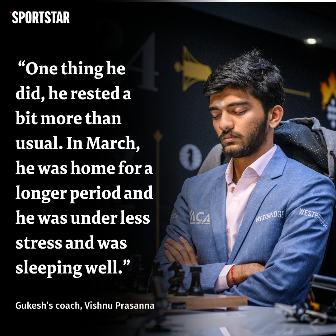 Both D. Gukesh and his coach, Grandmaster Vishnu Prasanna, are close to achieving one of their biggest goals of Gukesh becoming the World champion, courtesy of the 17-year-old winning #Candidates2024 making him the youngest-ever challenger for the world championship title.