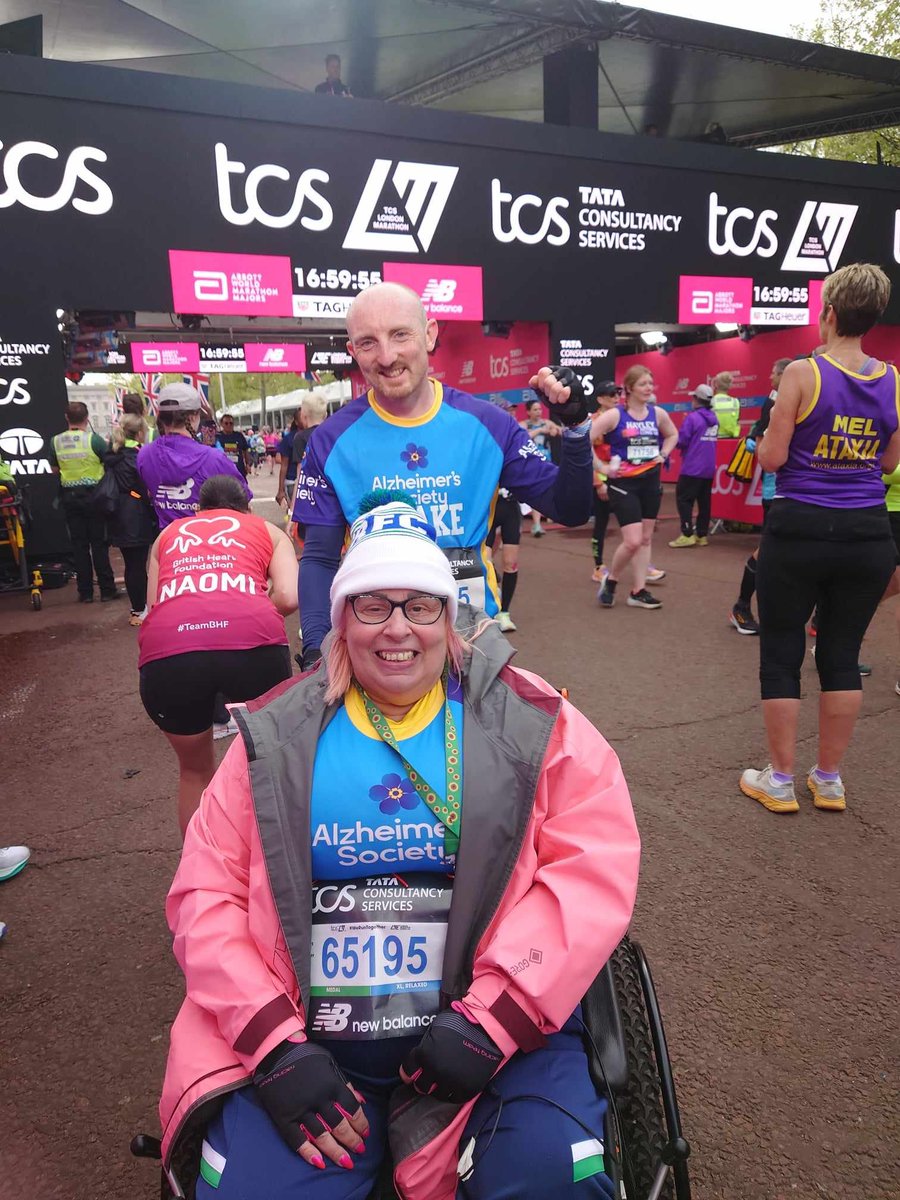 #welldone @Drakey17 PET-Xi's Head of Operations on completing the #londonmarathon2024 in 5 hrs 30! Gary joined thousands of #runners at the world-famous Marathon fundraising for @alzheimerssoc while pushing his step mum in her wheelchair for the 26.2 miles & raised over £2000!!