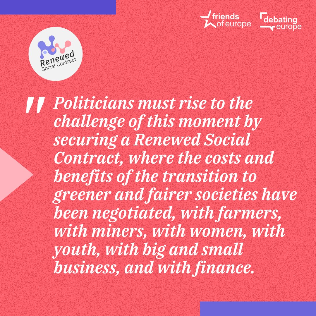 🌎 This #EarthDay, Oliver Greenfield of @GECoalition reiterates the need for an #equitable green transition. 

🌿 Policymakers must work together to uphold a Green Deal that bolsters the #GreenTransition and works for all. 

#RenewedSocialContract

👉More: bit.ly/RSC10PC