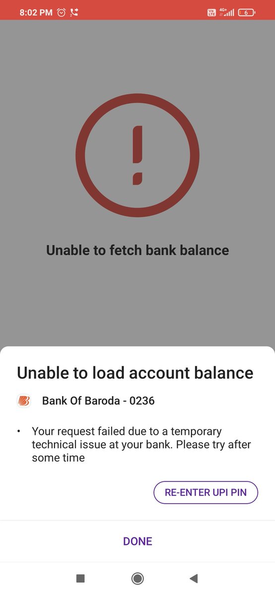 Every time  .....
Bank of Baroda is the worst bank 😖
@bankofbaroda