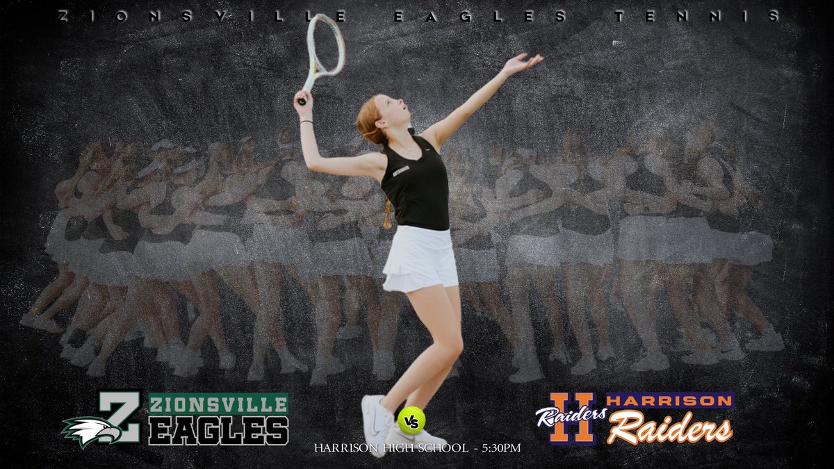 🎾 GIRLS TENNIS 🎾 Good luck to @ZCHS_GTennis as they take to the road to battle @RaiderUpdates today! Game time is set for 5:30PM. GO EAGLES!!!