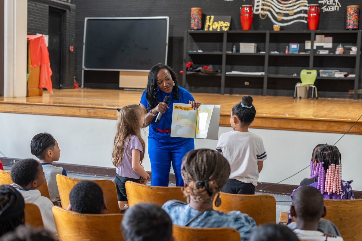 #ICYMI | 🌟 Senator Natalie Murdock inspired our C.C. Spaulding Elementary scholars, emphasizing civic engagement and leadership. Engaging discussions and a story about Vice President Kamala Harris left our scholars motivated to make a difference. 🙌