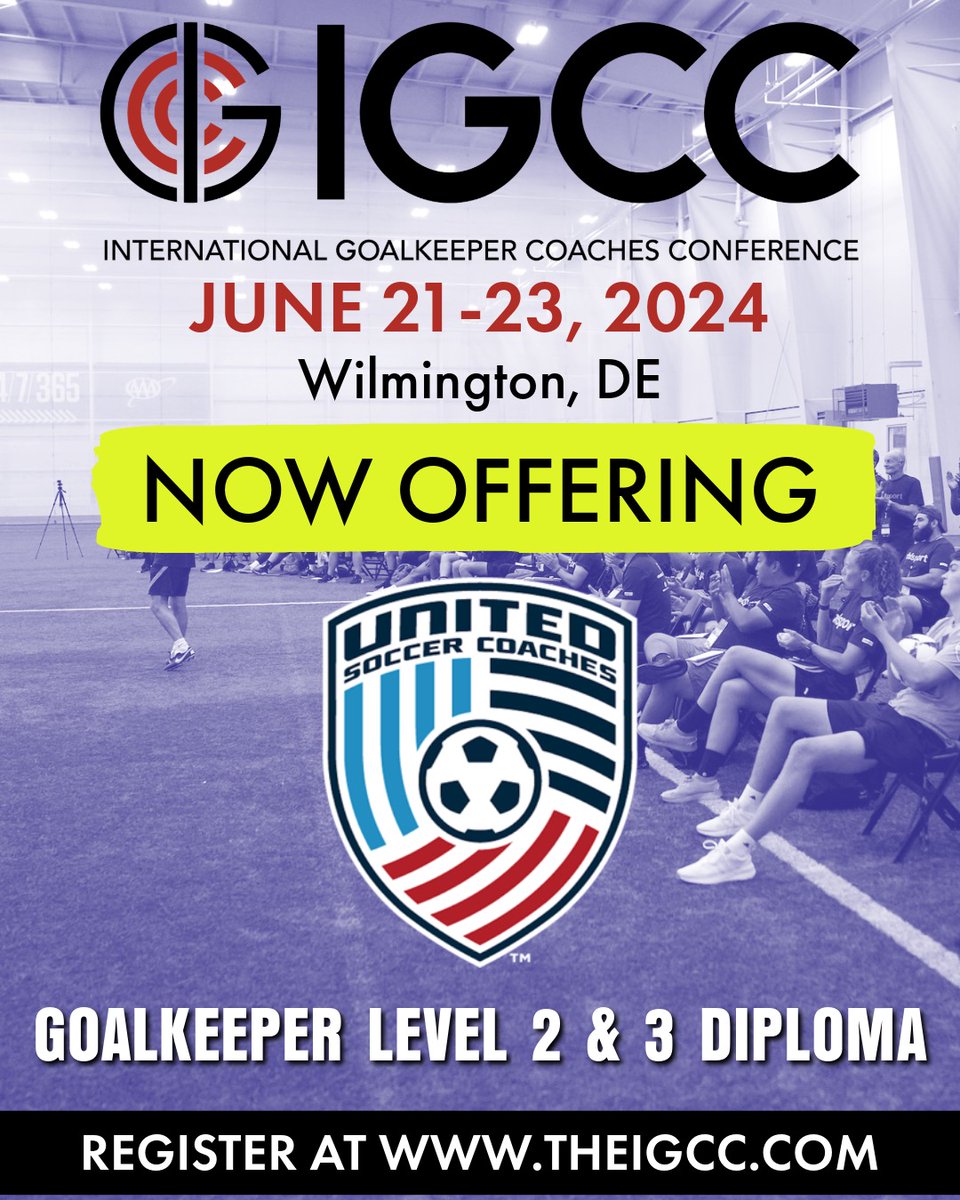 @UnitedCoaches Pleased to collaborate with @PhilWheddon IGCC coming up in June. Attending can earn your GKing 2 & 3 during great in person weekend. Register today!
