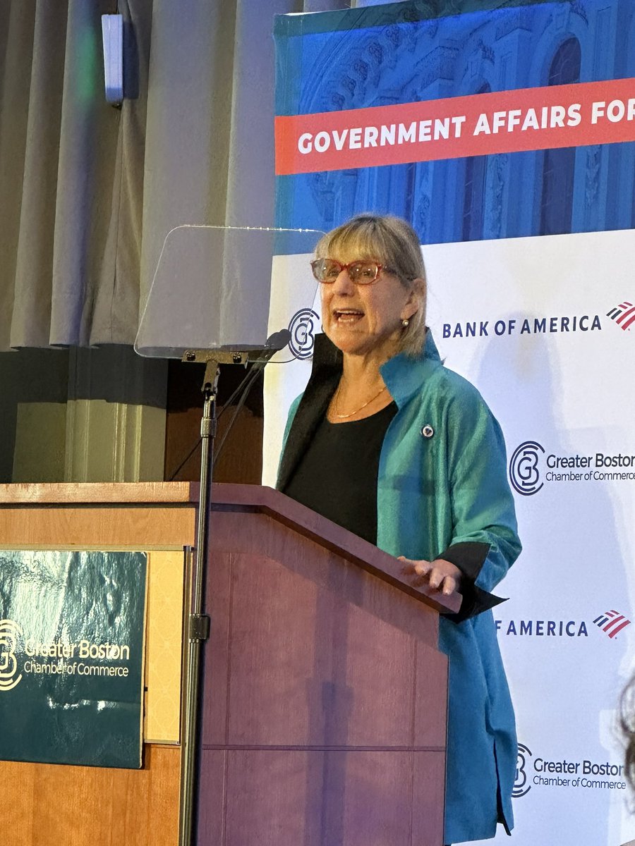 MA Senate President Karen Spilka commits to Free Community College at the Greater Boston Chamber Of Commerce Govt Affairs Forum.  “The Senate will deliver Free Community College in FY25!”  
#futureworkforce
#freecommunitycollegeforall
@MassCCs @MassEducation @MassDHE @BillWalczak