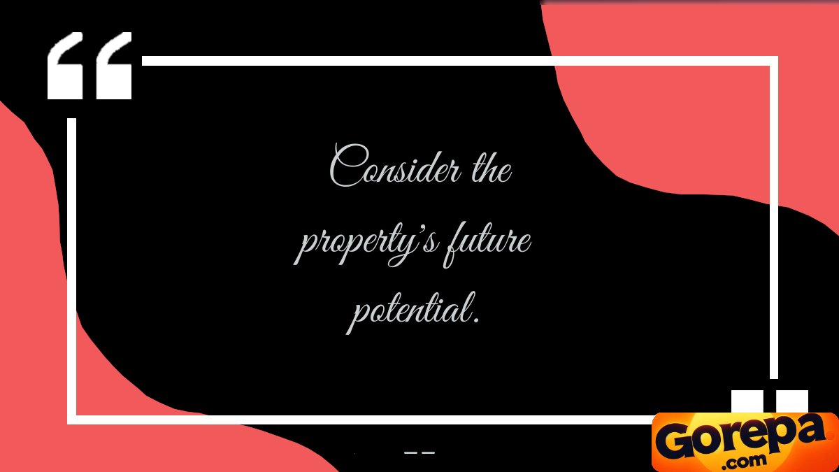 Consider the property's future potential.

gorepa.com

#RentalProperties #rentalproperties #propertyinvestment #realestateeducation #realtor #lasvegasrealestate #flippinghouses