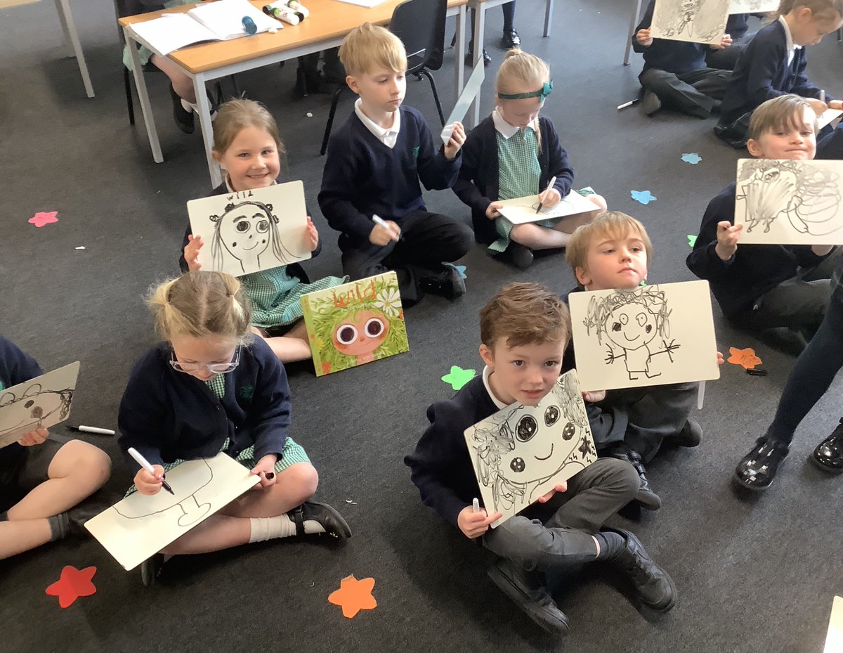 Today, we looked very carefully at the illustrations in our book, ‘Wild’ by Emily Hughes. We had to think very carefully about how the different characters were feeling and use the conjunction ‘because’ to expand our sentences. @FlyingEyeBooks #Year1 #empathy