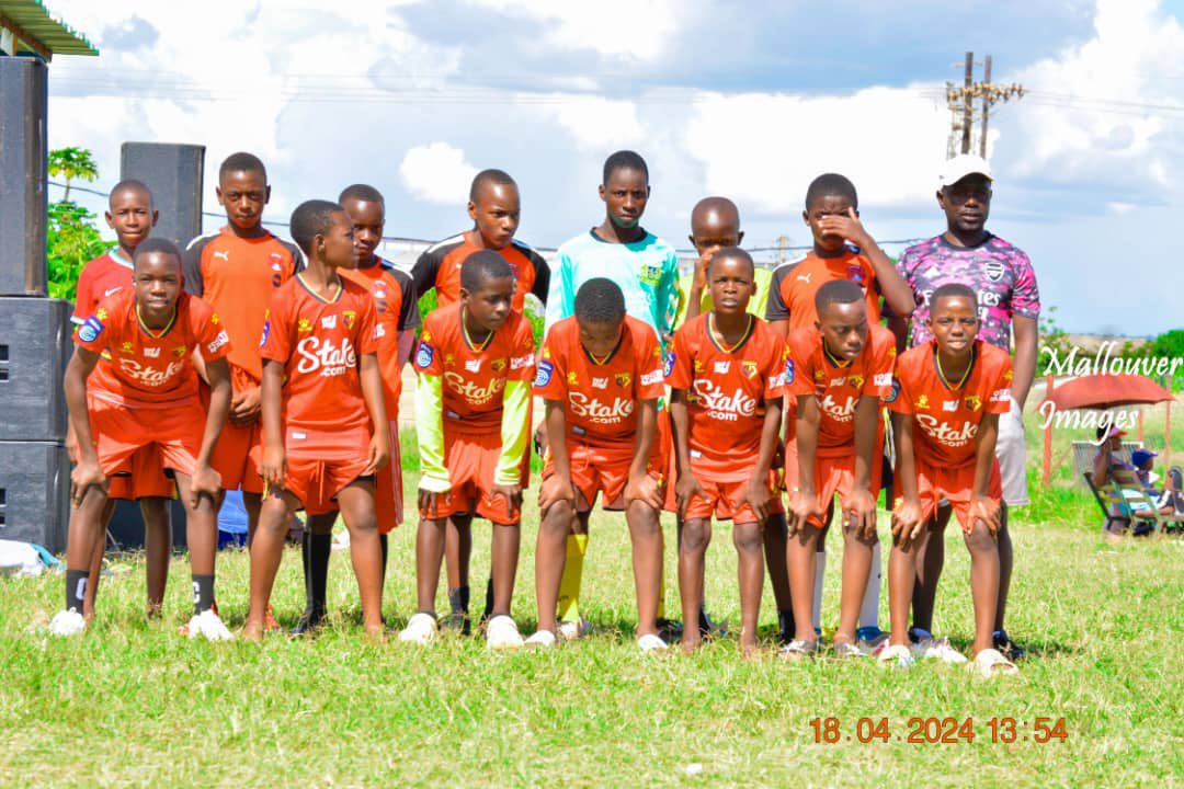 Some new Junior Hornets proudly wearing the kit in #Norton #Zimbabwe #watfordfc @WatfordFC @WatfordMayor @EFL_Comms