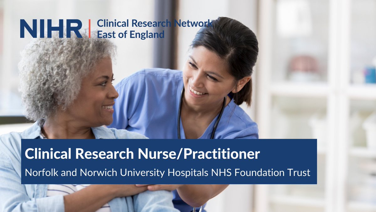 Do you have a passion for research? Are you looking to undertake clinical research to help improve the treatment and care of patients? @NNUHResearch are looking for a Clinical Research Nurse/Practitioner to join their team. Find out more: healthjobsuk.com/job/v6237431 Closes 1 May.