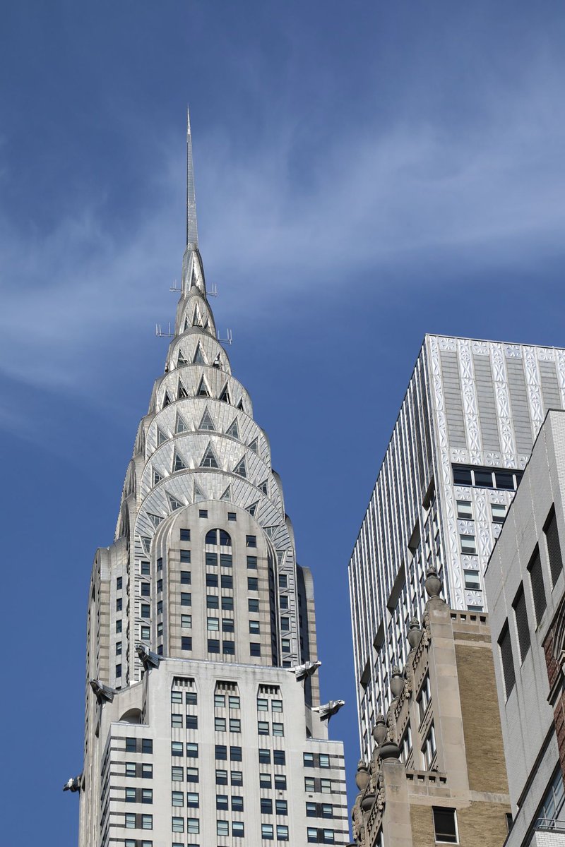 Another old favourite in NYC: the prettiest skyscraper I ever did see… #chryslerbuilding
