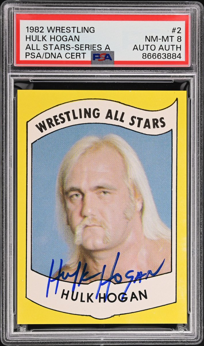 ‼️🚨Ending tonight🚨‼️

Thank you to all of you who have shared, watching and / or bidding and to those who have reached out about this one! 

Check out the link below ⬇️ 

ebay.com/itm/1763295034…

#WrestlingCards #1982WrestlingAllStars #PSAgraded #HulkHogan #Hulkamania #Hulkster…