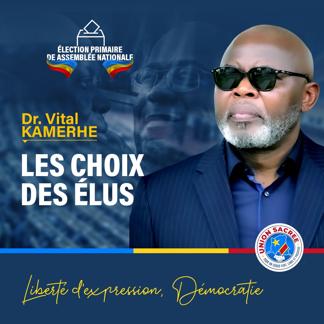 Force à vous cher President Professeur <a href="/VitalKamerhe1/">Vital Kamerhe</a>
Vous avez toujours très bien joué votre rôle avec honnêteté. 
L'Éternel a toujours été du côté des justes.
Si Dieu est avec nous, qui sera contre nous ?
#LeJusteVaincraParLaFoi✌️
<a href="/BillyKambale1/">Billy Kambale</a> <a href="/MichelMoto1/">Michel Moto Muhima</a> <a href="/aphybad70/">Aphy Badaga Mubagwa O’ A.B.M. O’</a>