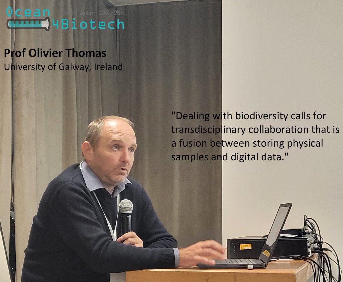❓🗣️*Who is behind the scenes?*  #⃣57 <a href="/COSTprogramme/">COST</a> Action <a href="/Ocean4Biotech/">Ocean4Biotech association</a>
member Olivier P. Thomas from <a href="/uniofgalway/">Ollscoil na Gaillimhe | University of Galway</a> in Ireland🇮🇪 is marine natural product chemist, passionate diver, biorepository expert and much more 🤿💻🧪🦠🌊