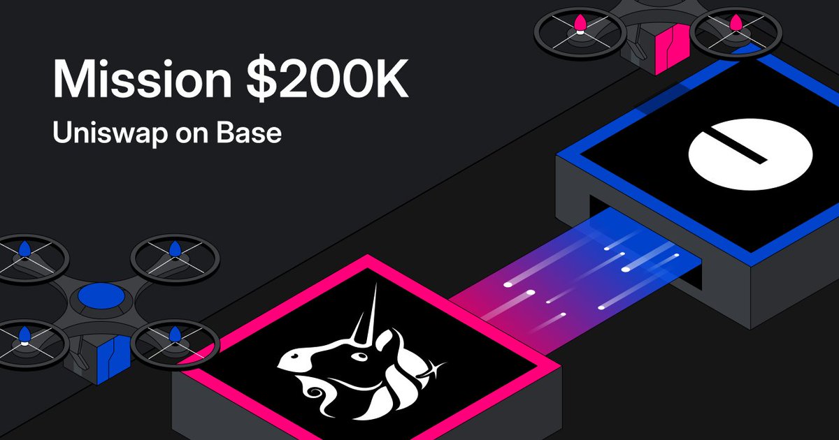 Our next Mission: Swap on @uniswap on @base, collect your CUBE, and compete to climb the Leaderboard. $200K in USDC rewards are on the line. app.layer3.xyz/quests/mission…