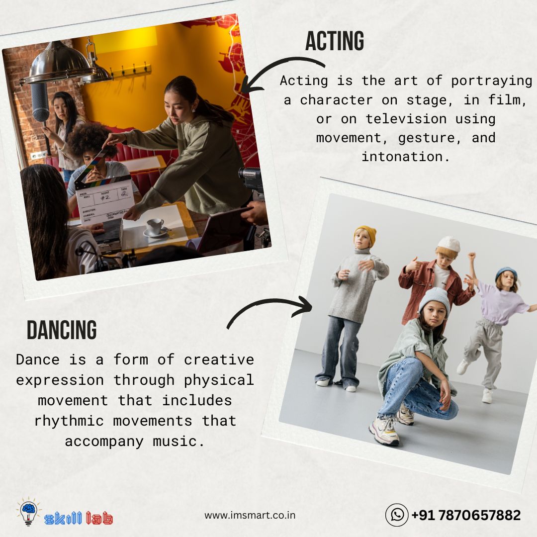 IMSmartEdu's tweet photo. "Expressive Arts Skill Lab: Acting and Dance in skill lab  Bhagalpur"

#ActingWorkshop #DanceClasses #BhagalpurArts #SkillLab #ExpressiveArts #PerformingArts #CreativeExpression #ActingCoaching #DanceSkills #BhagalpurTalent https://t.co/C70tU6j7qf