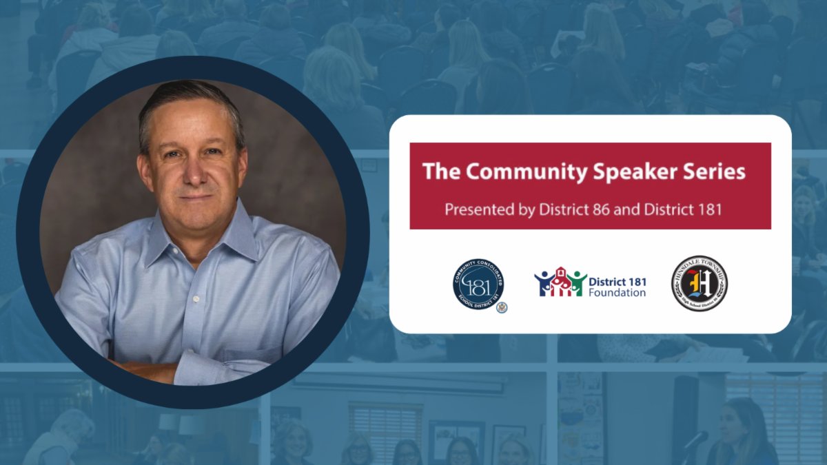 The Community Speaker Series Presents Jeff Selingo Who Gets In and Why: A Year Inside College Admissions -Wednesday, April 24, 2024 -7:00pm - 8:30pm -In Person at the Hinsdale Central Auditorium shorturl.at/kDUV3