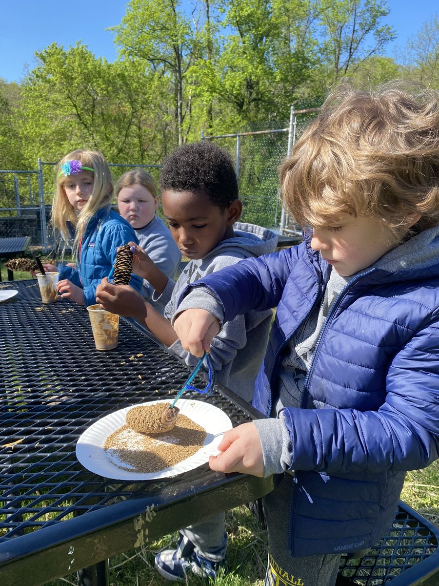TatnallLS's tweet photo. Celebrating Earth Day all day in Lower School!  We started by planting a tree, making &amp; hanging bird feeders, planting native plants, insect searching, &amp; cleaning up our trails. This afternoon we head back outside for more fun!
#TatnallLower #Tatnallpride #Tatnallcampus https://t.co/j5R3KNvRDH
