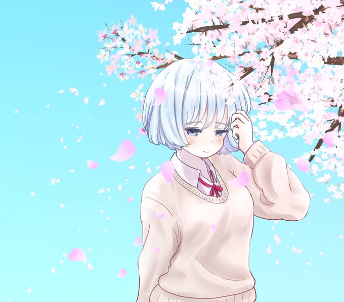 「青い眼 桜」のTwitter画像/イラスト(新着)｜2ページ目