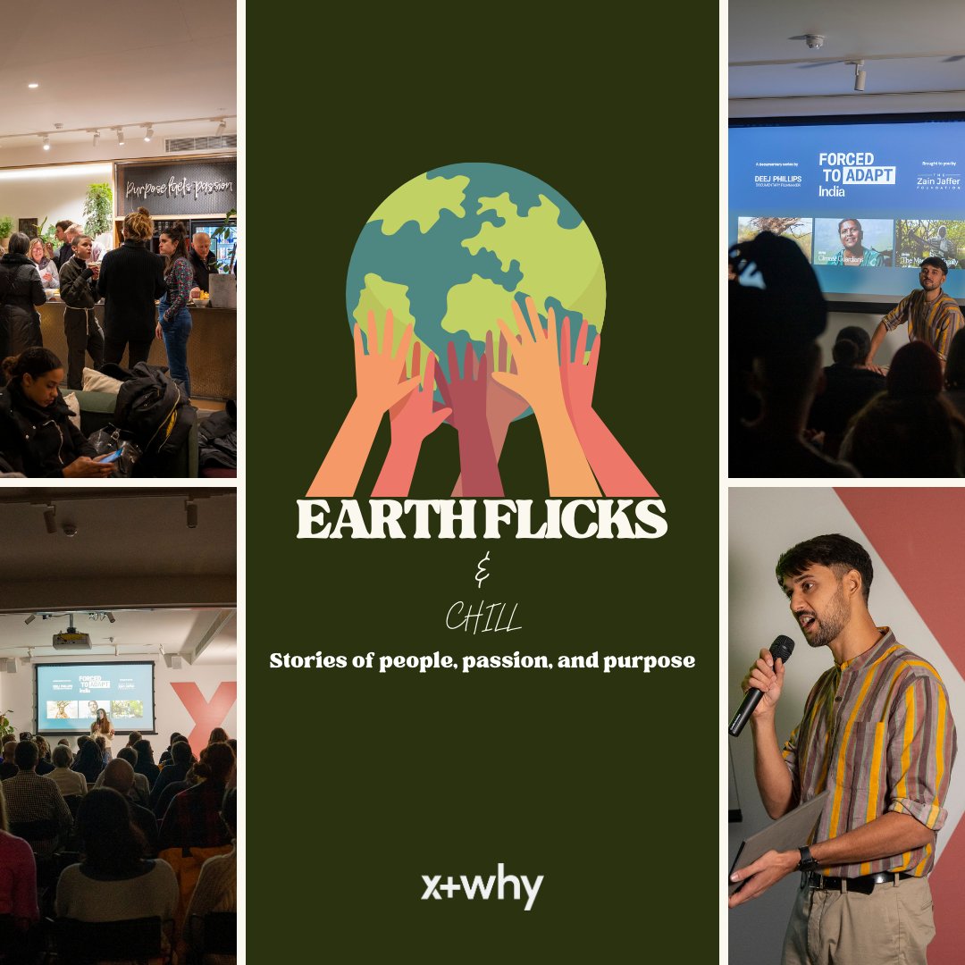 Happy #EarthDay 🌎 Coming soon - join @DeejFilms at x+why for 'Earth Flicks & Chill', a bi-monthly gathering featuring inspiring documentaries on environmental issues, social challenges, and tales of human resilience. More information soon! 📽️