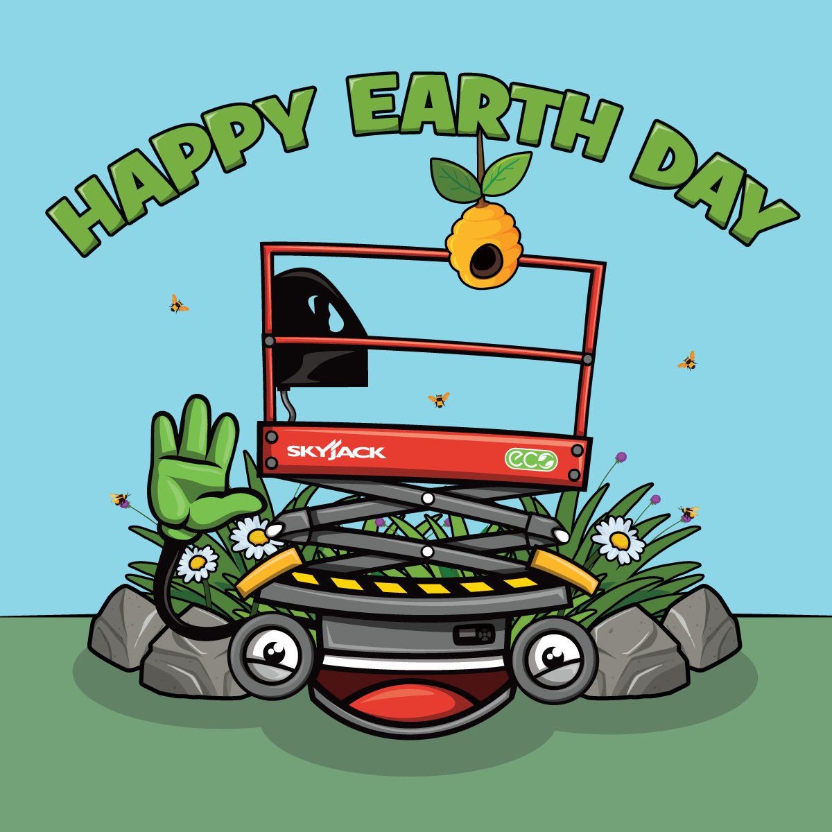 Skyjack wishes everyone a Happy Earth Day. We are doing our part by providing products that deliver environmental benefits and support long-term sustainability. #Skyjack #EarthDay2024