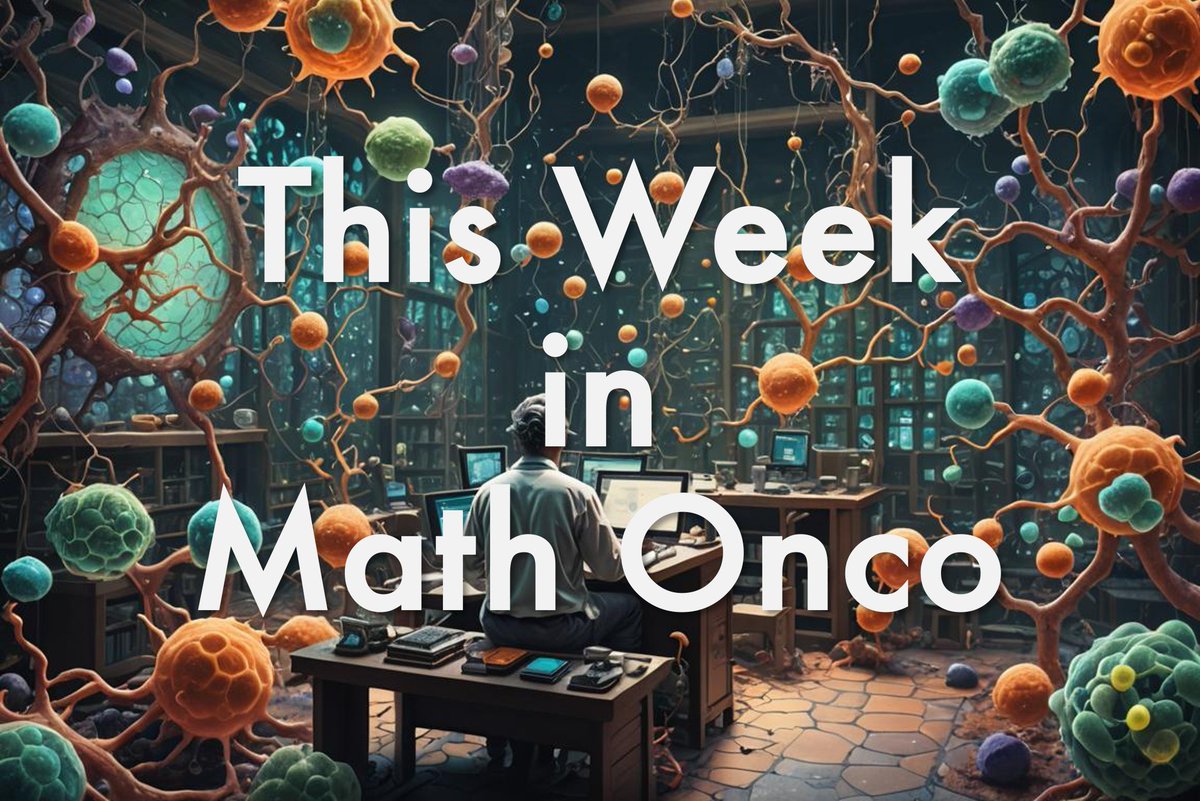 This week in #MathOnco 293:
- reinforcement learning
- systems biology
- treatment holidays
- spatial patterns

Art: <a href="/jessemkreger/">Jesse Kreger</a>, <a href="/adamlmaclean/">Adam MacLean</a> (Nightcafe)