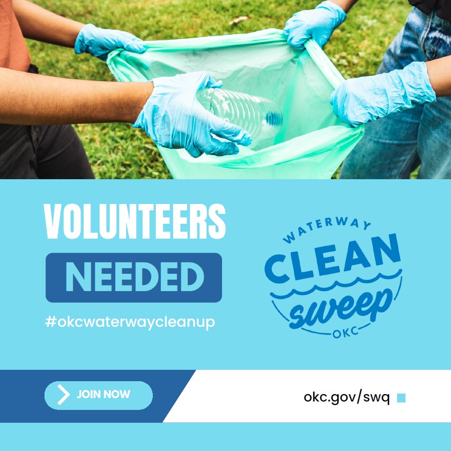 Do you or someone you know need volunteer hours? Join the City's Storm Water Quality team from 9 a.m. – noon on May 4, June 8, July 6 or Aug. 17 for its Waterway Clean Sweep. Volunteers spend a few hours removing litter and debris along waterways. #EarthDay