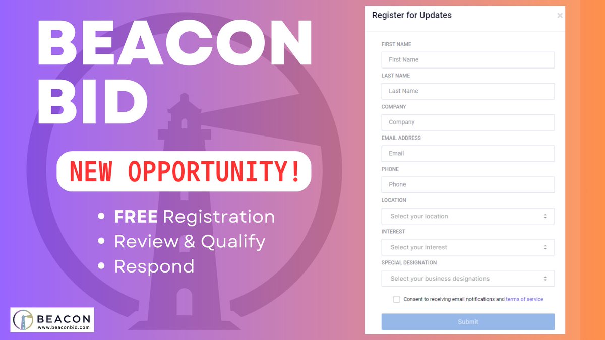 🔴 Request for Proposal

📍Hidalgo ISD, TX
📢 Fire Extinguisher Inspections
📅 Due Date: 5/17/24, 10 AM CDT

Details: beaconbid.com/solicitations/…

#FireProtection #FireExtinguisher #BeaconBid
