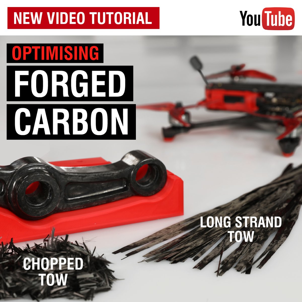Our 'Forged Carbon Revisited: Mould Design &amp; Strength Optimisation' tutorial is available here now: tinyurl.com/y4w4nrap
With a detailed look at #CADtechniques and best practice when designing #3Dprinted compression moulds. Including links to products &amp; downloadable CAD files!