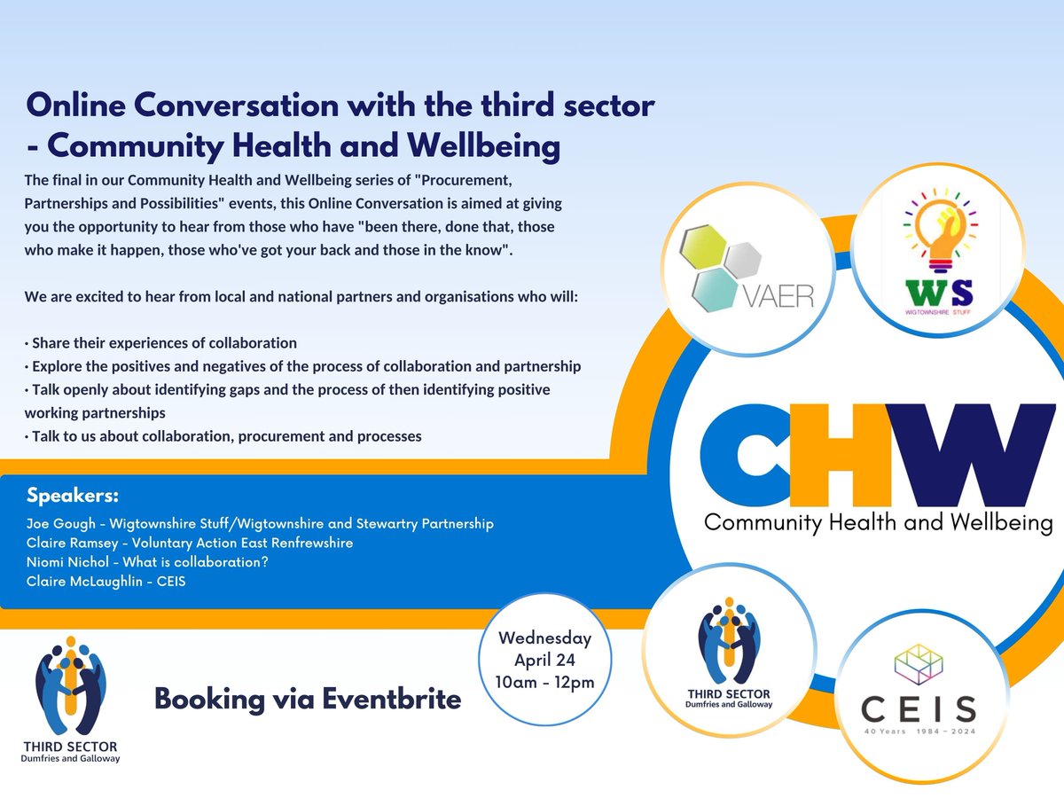 Community Health and Wellbeing is the subject of our next Online Conversation this Wednesday. Book here: buff.ly/3Q13Qsv