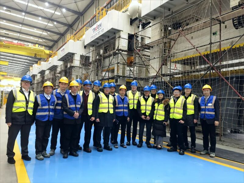 ANDRITZ_Schuler's tweet photo. The general managers of Schuler Group’s various divisions recently visited Yangduan with Dr. Joachim Schönbeck. This visit offers valuable insights into the market situation, #development opportunities and potential partnerships in Yangduan. 
#Schuler #FormingTheFuture #Andritz https://t.co/qeaX9tbYwh