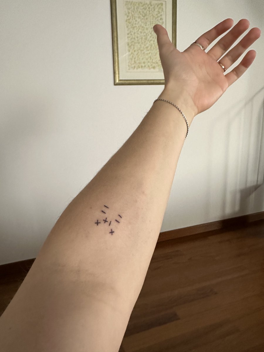 A moment that has been a long time coming: I have finally a generative tattoo. Thank you so much @annaluciacodes! I am ecstatic. 🤍