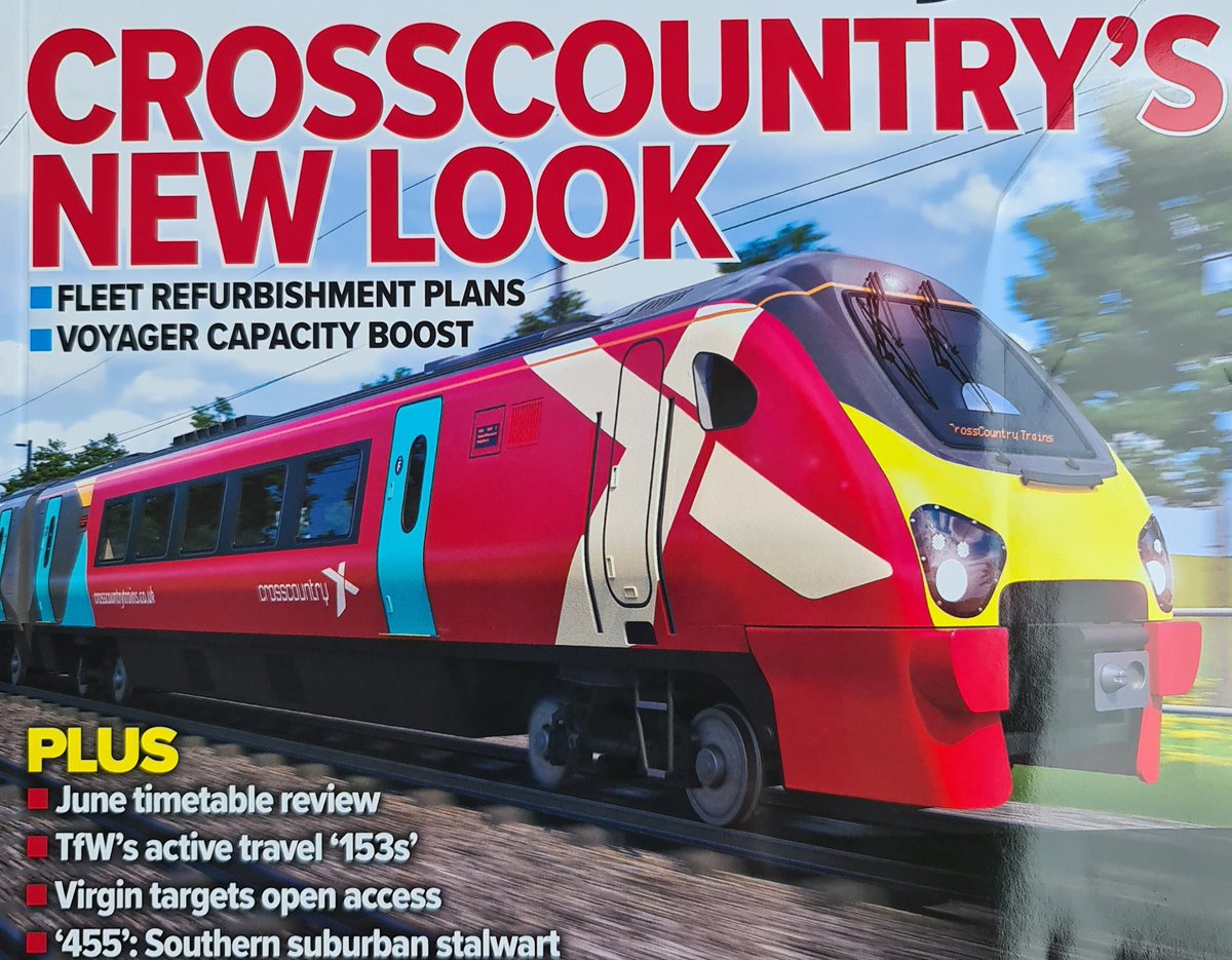 Well that’s certainly a ‘different’ look... Both CrossCountry 170s and Voyagers are to finally have a well needed internal refurbishment too.